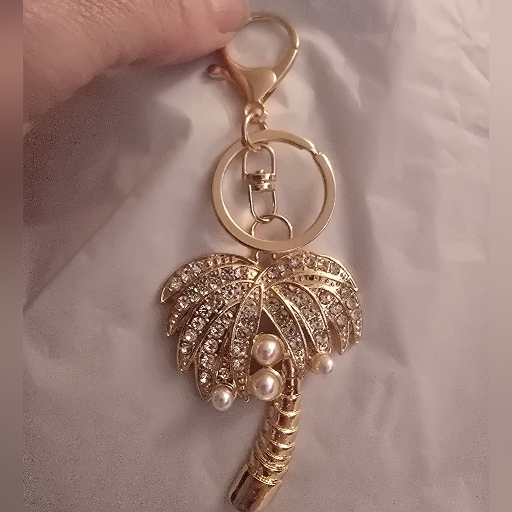 Palm 🌴 Tree Bag Charm/ Keychain New